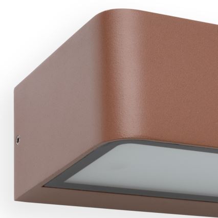 FARO 71309 - LED vanjsko zidno svjetlo TAKUA LED/10W/230V IP65 smeđa