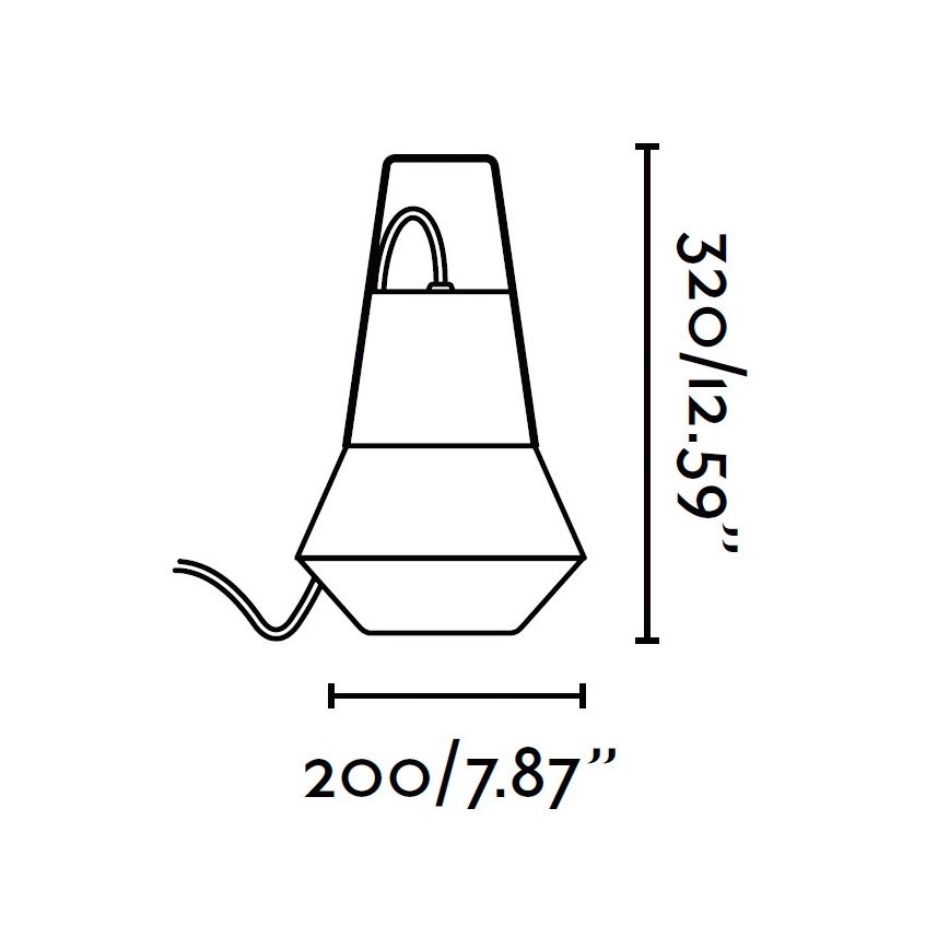 FARO 71562 - Vanjska viseća svjetiljka CAT 1xE27/20W/230V IP54