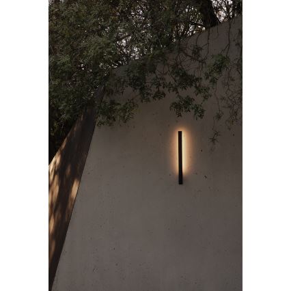 FARO 71800 - LED vanjska zidna svjetiljka LIME LED/6W/230V 2700/3000/4000K 60 cm CRI 90 IP65 crna