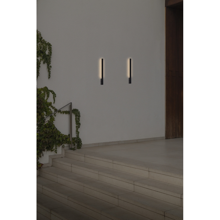 FARO 71800 - LED vanjska zidna svjetiljka LIME LED/6W/230V 2700/3000/4000K 60 cm CRI 90 IP65 crna