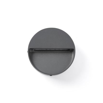 FARO 71960 - LED svjetiljka za stubište DUNE LED/3W/230V 2200/2700/3200/4000K IP65 antracit okrugla