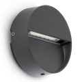 FARO 71960 - LED svjetiljka za stubište DUNE LED/3W/230V 2200/2700/3200/4000K IP65 antracit okrugla