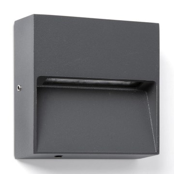 FARO 71963 - LED svjetiljka za stepenište DUNE LED/3W/230V 2200/2700/3200/4000K IP65 antracit kvadrat