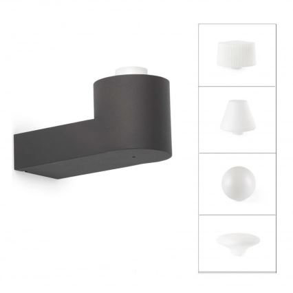 FARO 74432 - Vanjska zidna svjetiljka APLIQUE 1xE27/20W/230V IP44