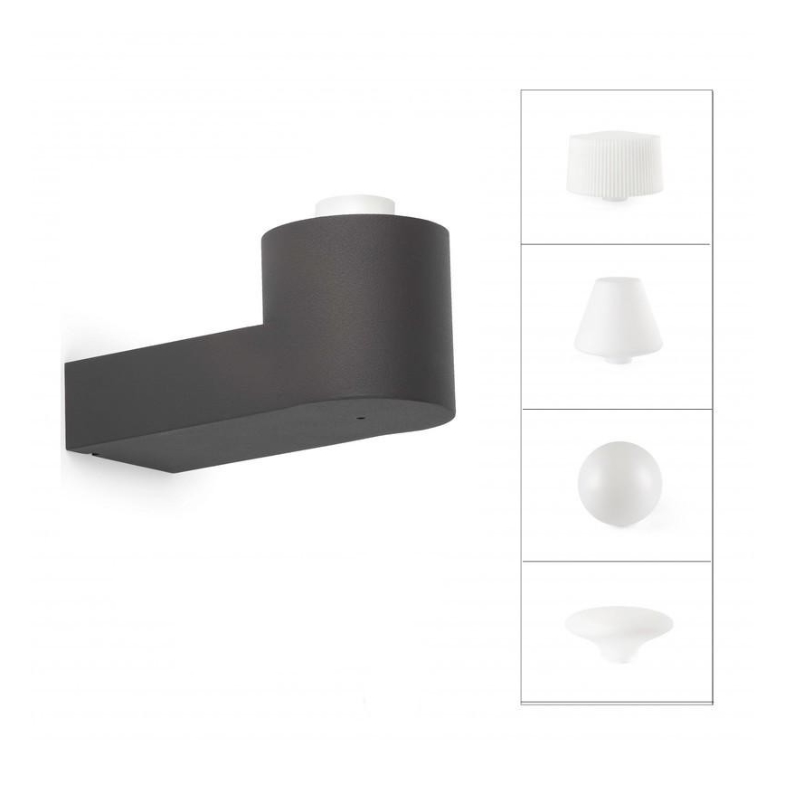 FARO 74432 - Vanjska zidna svjetiljka APLIQUE 1xE27/20W/230V IP44