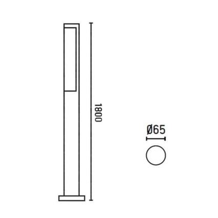 FARO 75524 - LED Vanjska lampa BERET-3 LED/16W/230V IP54