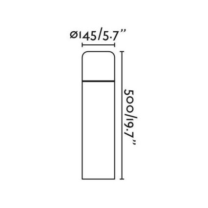 FARO 75604 - LED Vanjska lampa MUGA LED/9W/230V IP65