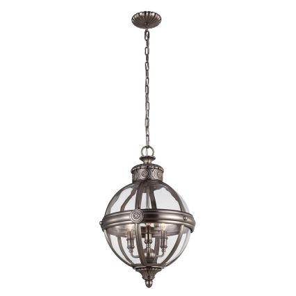 Feiss - Luster na lancu ADAMS 3xE14/60W/230V brončana