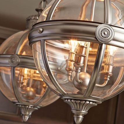 Feiss - Luster na lancu ADAMS 3xE14/60W/230V brončana