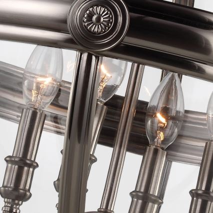 Feiss - Luster na lancu ADAMS 4xE14/60W/230V brončana