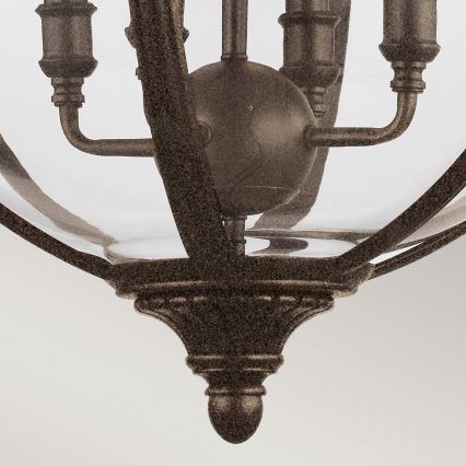 Feiss - Luster na lancu ADAMS 4xE14/60W/230V brončana