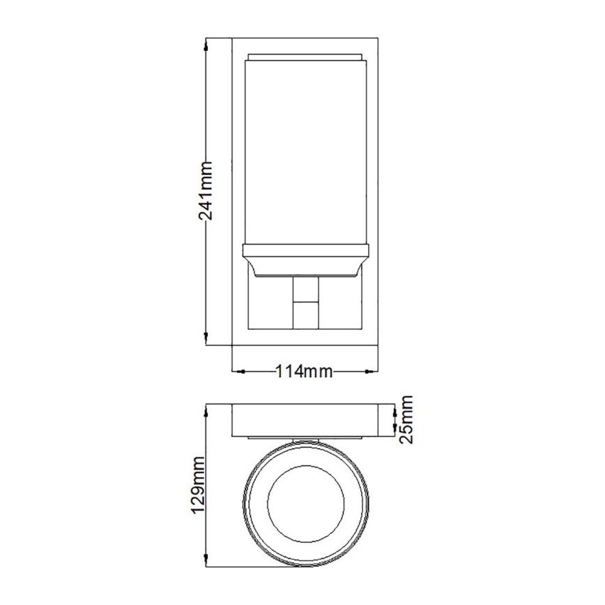 Feiss - LED Kupaonska zidna svjetiljka AMALIA 1xG9/3,5W/230V IP44 sjajni krom
