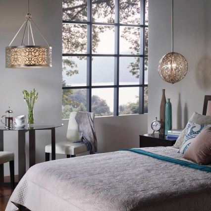 Feiss - Luster na šipci ARABESQUE 4xE27/60W/230V zlatni