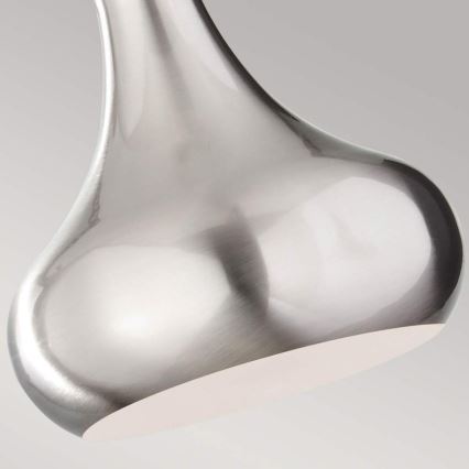 Feiss - Luster na sajli BESO 1xE27/60W/230V matirani krom/crna
