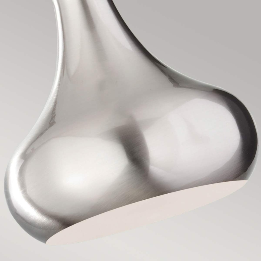 Feiss - Luster na sajli BESO 1xE27/60W/230V matirani krom/crna