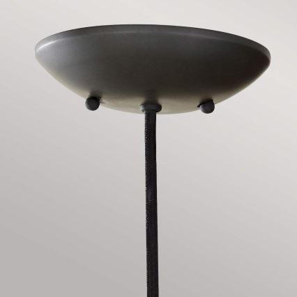 Feiss - Luster na kabelu BESO 1xE27/60W/230V Ø 17,9 cm crna/bakrena