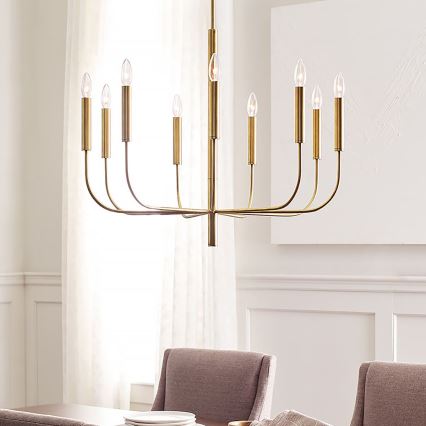 Feiss - Viseći luster BRIANNA 9xE14/60W/230V