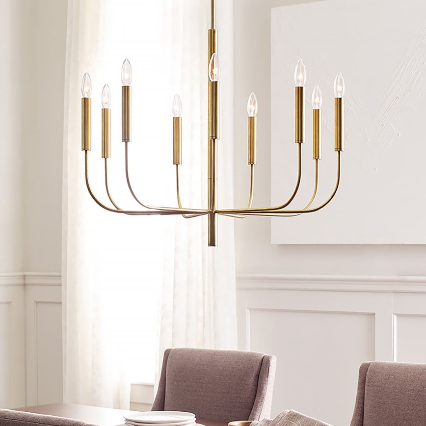 Feiss - Viseći luster BRIANNA 9xE14/60W/230V
