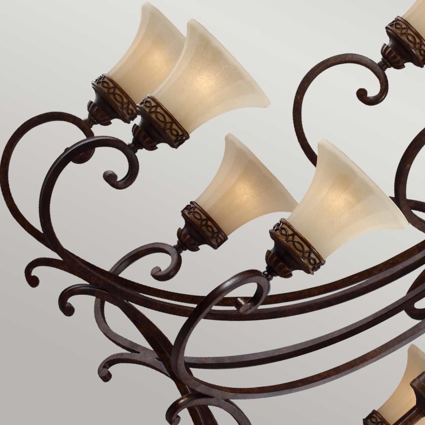 Feiss - Luster na lancu DRAWING ROOM 18xE27/60W/230V