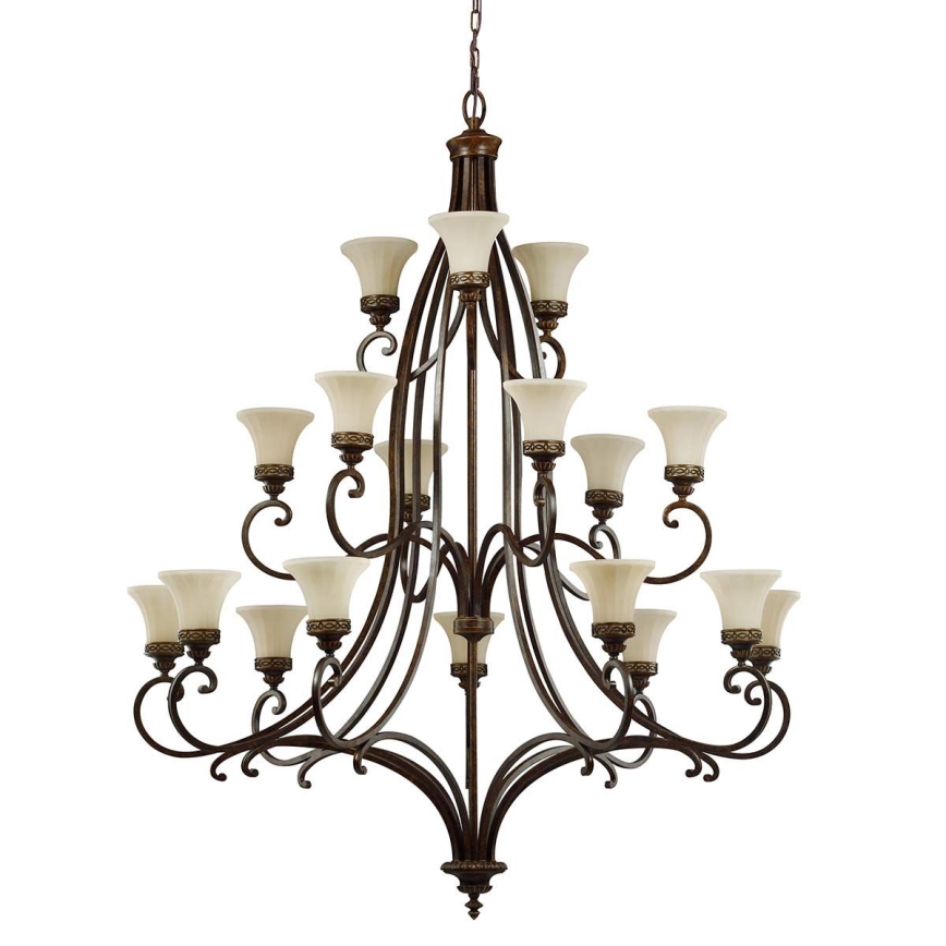 Feiss - Luster na lancu DRAWING ROOM 18xE27/60W/230V