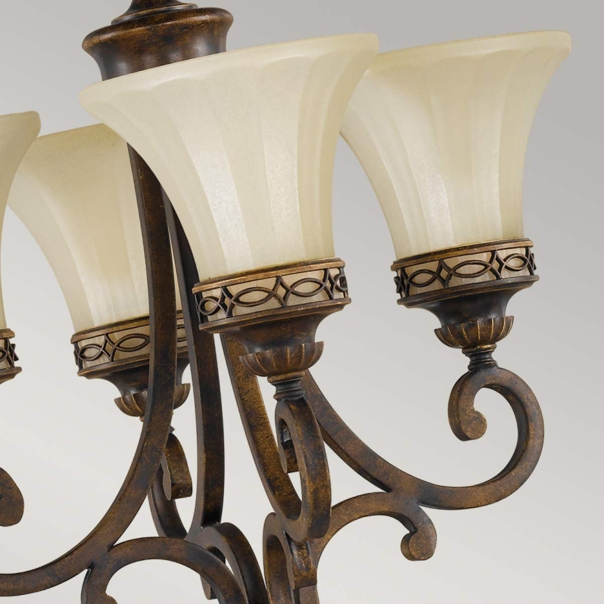 Feiss - Luster na lancu DRAWING ROOM 4xE27/60W/230V