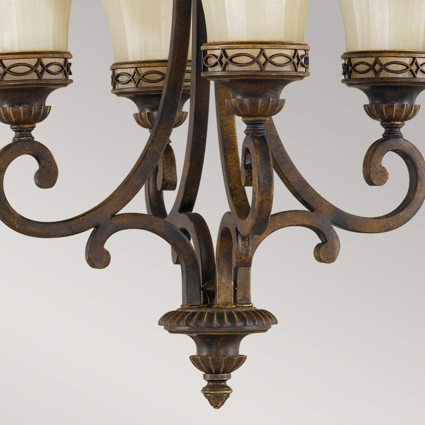 Feiss - Luster na lancu DRAWING ROOM 4xE27/60W/230V