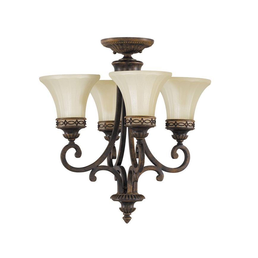 Feiss - Luster na lancu DRAWING ROOM 4xE27/60W/230V