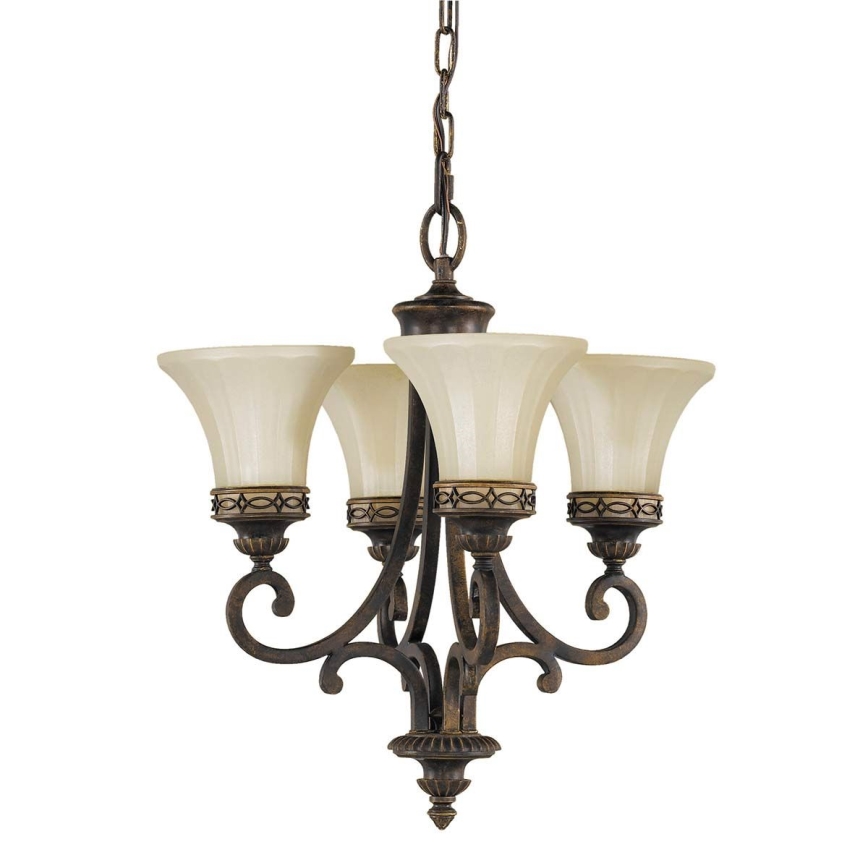 Feiss - Luster na lancu DRAWING ROOM 4xE27/60W/230V