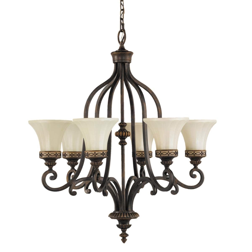 Feiss - Luster na lancu DRAWING ROOM 6xE27/60W/230V