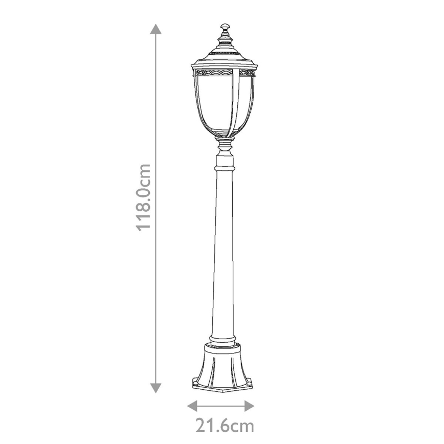 Feiss - Vanjska lampa ENGLISH BRIDLE 3xE14/60W/230V IP44
