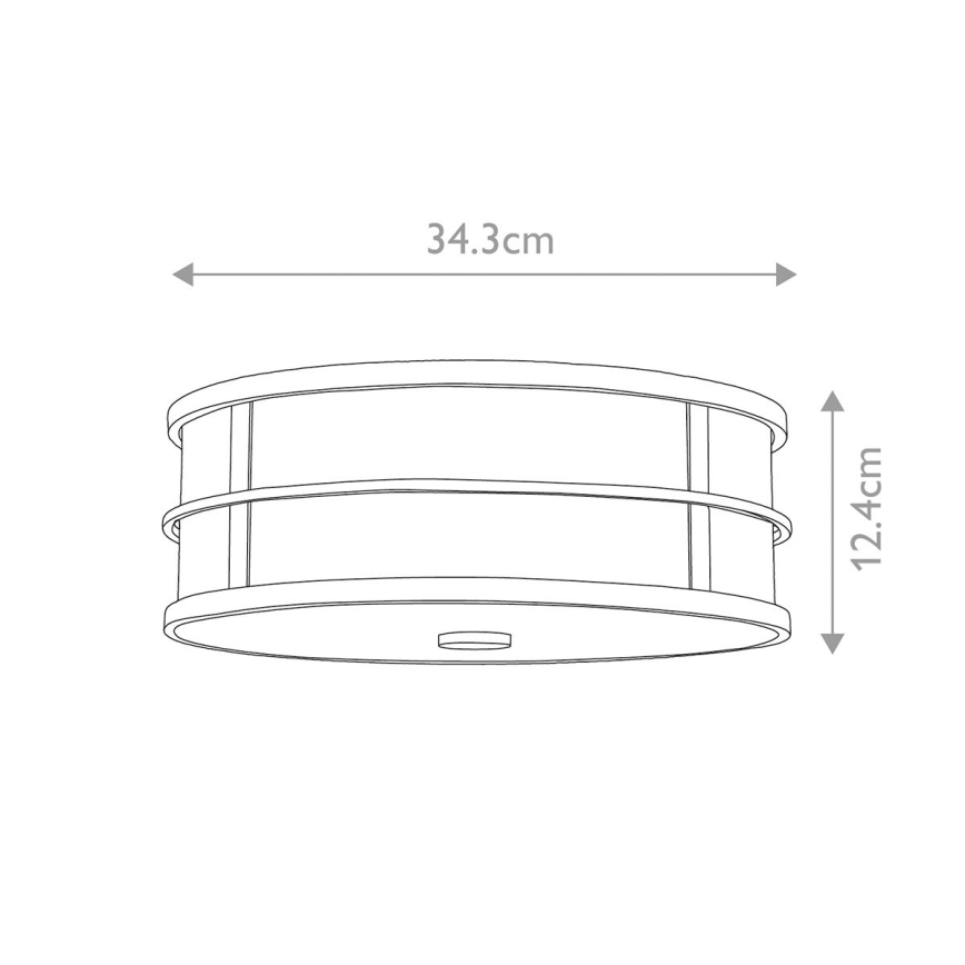 Feiss - Stropna svjetiljka FUSION 3xE27/40W/230V zlatna