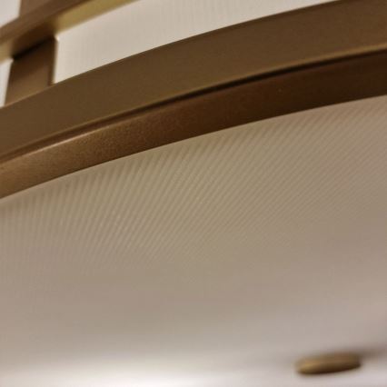 Feiss - Luster na šipci FUSION 3xE27/40W/230V zlatni