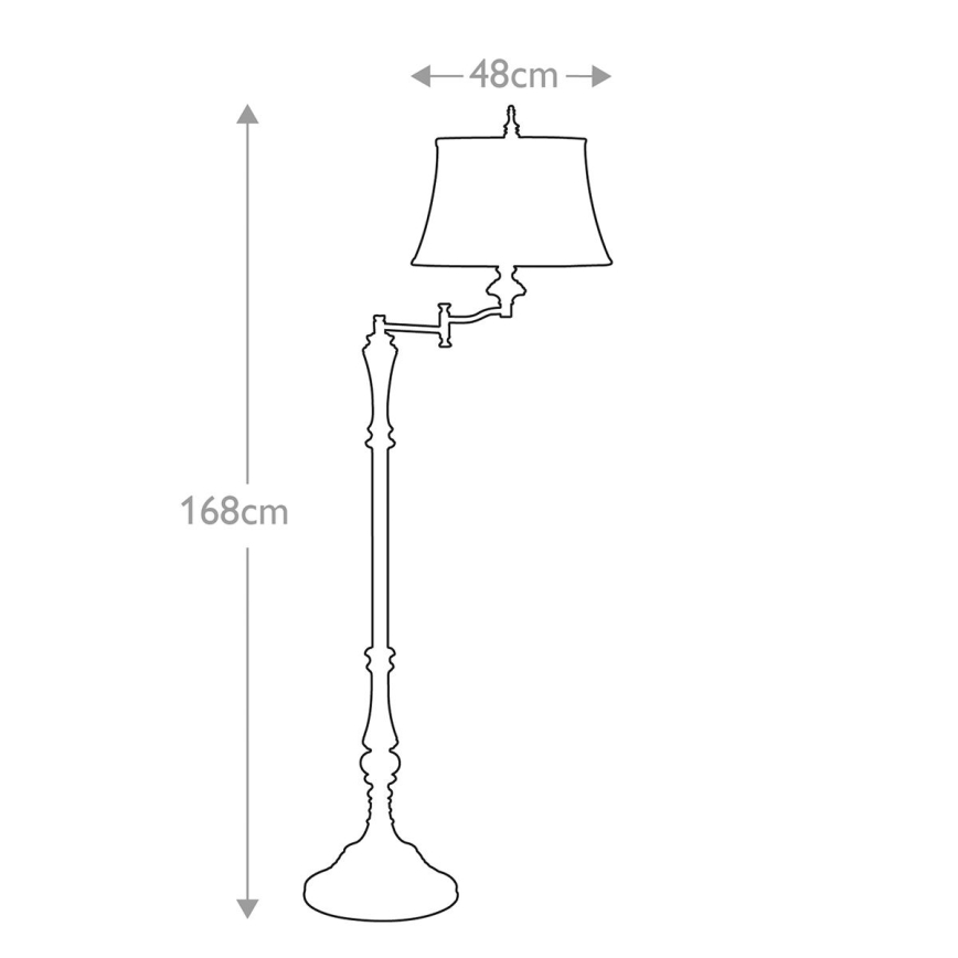 Feiss - Podna lampa GIBSON 1xE27/60W/230V
