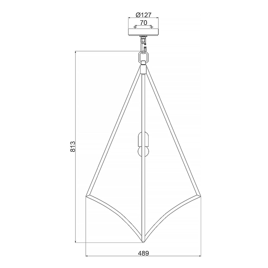 Feiss - Luster na lancu NICO 1xE27/60W/230V
