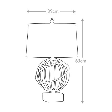 Feiss - Stolna lampa SPENCER 1xE27/60W/230V