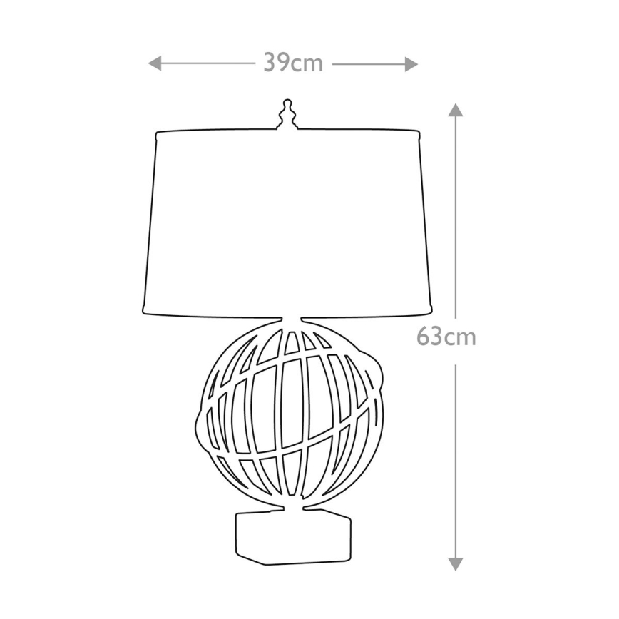 Feiss - Stolna lampa SPENCER 1xE27/60W/230V