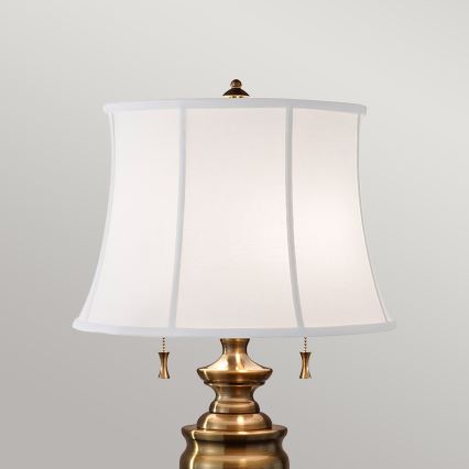 Feiss - Stolna lampa STATEROOM 2xE27/60W/230V mesing