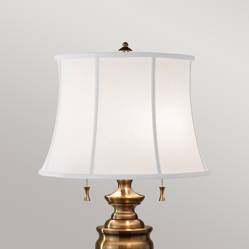 Feiss - Stolna lampa STATEROOM 2xE27/60W/230V mesing
