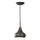 Feiss - Luster na kabelu BESO 1xE27/60W/230V Ø 17,9 cm crna/bakrena