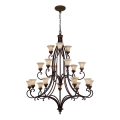 Feiss - Luster na lancu DRAWING ROOM 18xE27/60W/230V