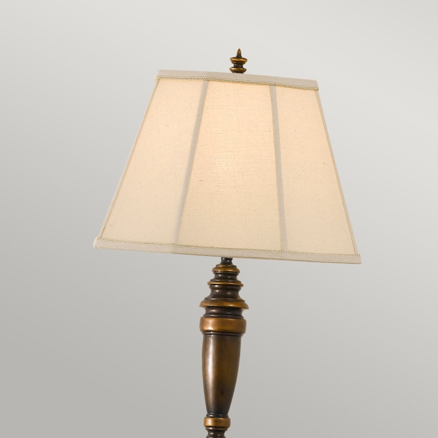 Feiss - Podna lampa LINCOLNDALE 1xE27/60W/230V bronca/bež