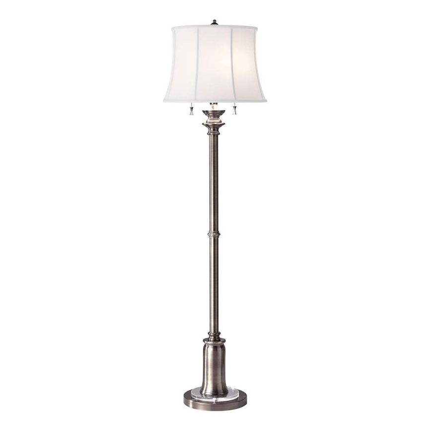 Feiss - Podna lampa STATEROOM 2xE27/60W/230V srebrna