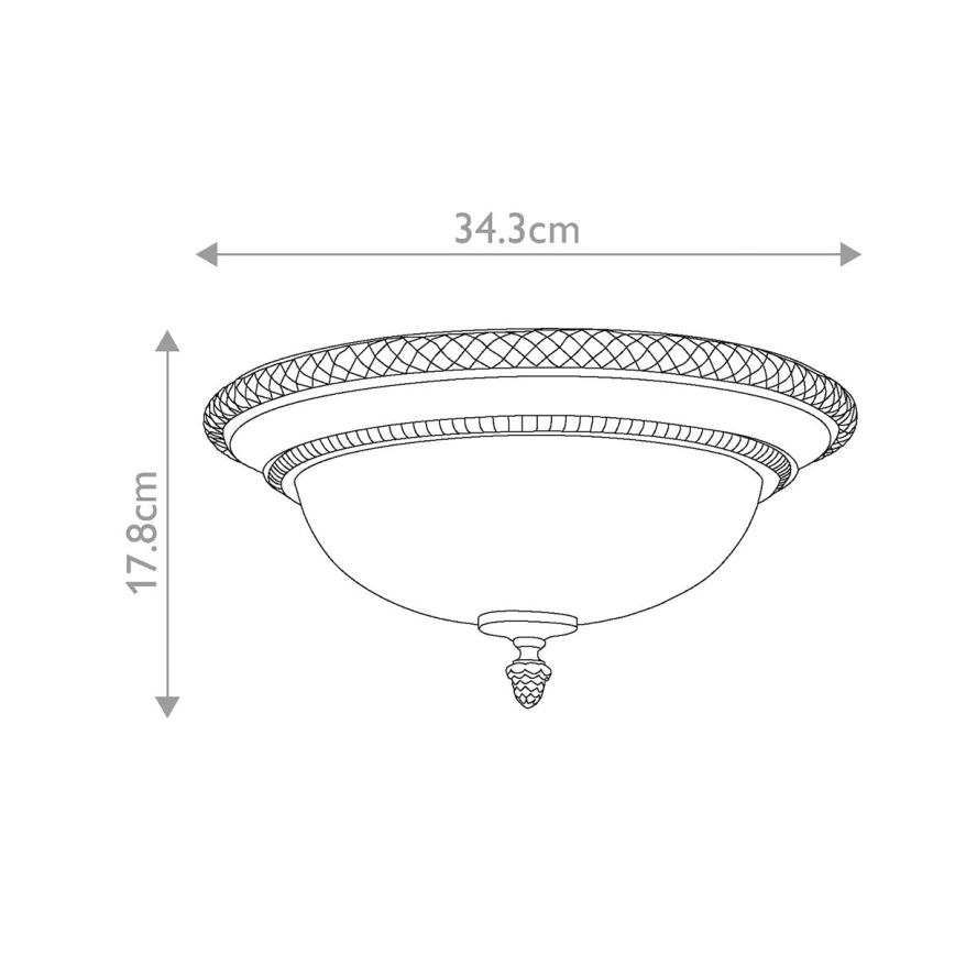 Feiss - Stropna svjetiljka KELHAM HALL 2xE27/60W/230V