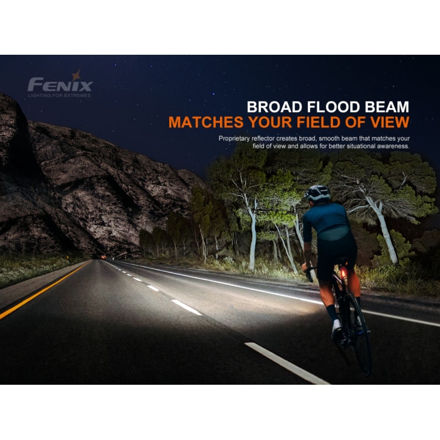 Fenix BC21RV30 - LED Punjiva svjetiljka za bicikl LED/USB IP68 1200 lm 33 h