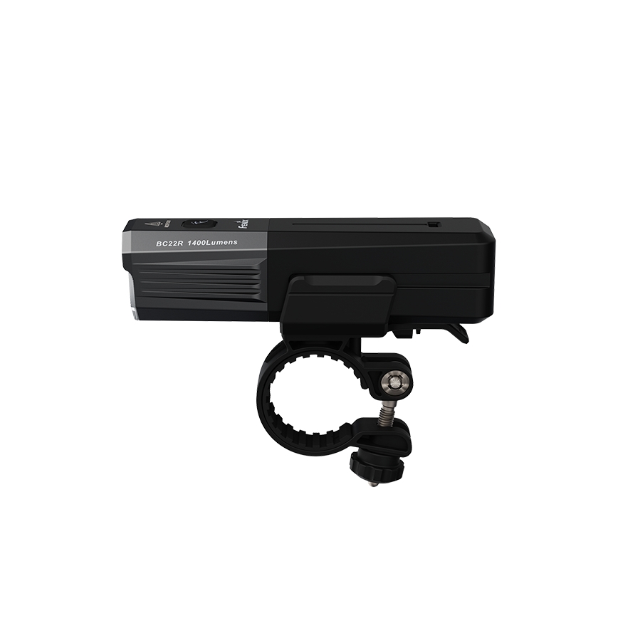 Fenix BC22R - punjivo LED svjetlo za bicikl s prigušivanjem LED/USB 3400 mAh IP66 1400 lm 41 h crno