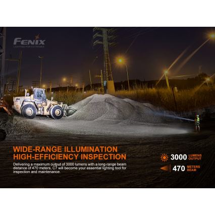 Fenix C7 - LED s podesivom svjetlinom punjiva svjetiljka LED/1x21700 IP68 3000 lm 68 h