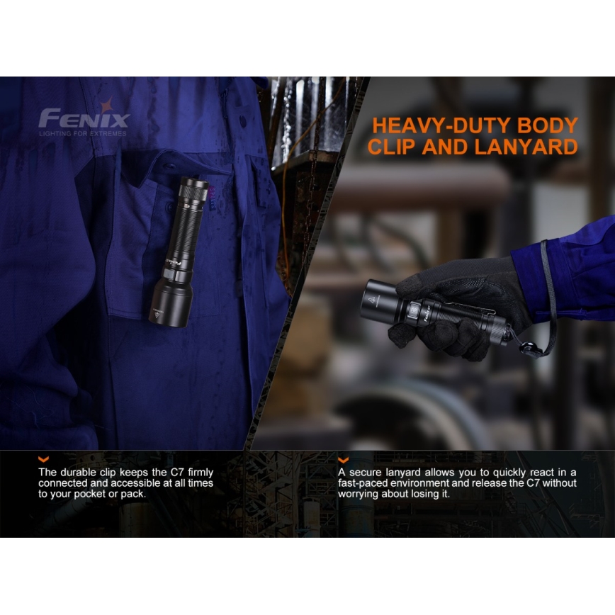 Fenix C7 - LED s podesivom svjetlinom punjiva svjetiljka LED/1x21700 IP68 3000 lm 68 h