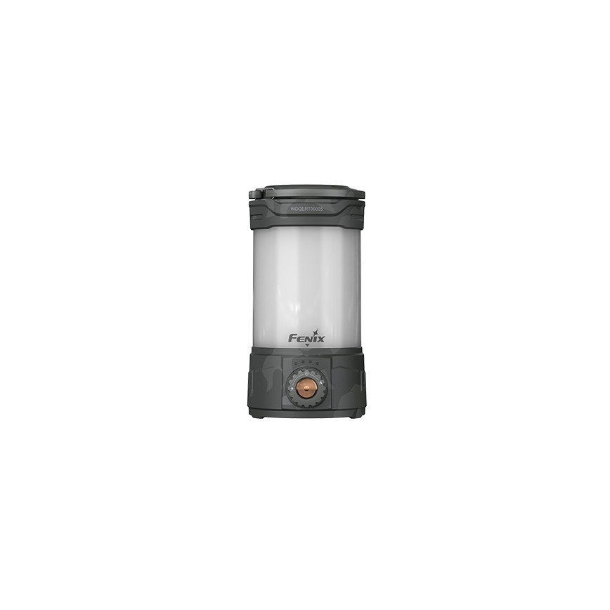 Fenix CL26RPROCAM - LED Prigušiva prijenosna punjiva lampa LED/USB IP66 650 lm 408 h 5000 mAh siva