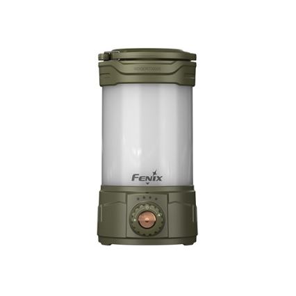 Fenix CL26RPROOLI - LED Prigušiva prijenosna punjiva lampa LED/USB IP66 650 lm 408 h 5000 mAh zelena