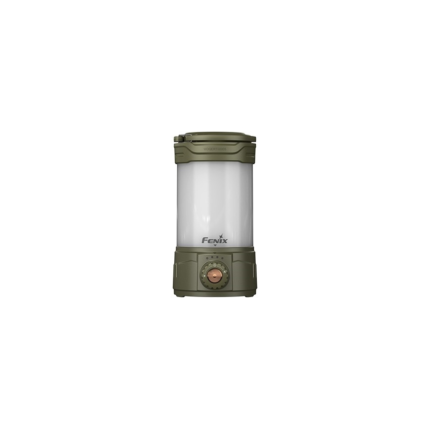 Fenix CL26RPROOLI - LED prenosiva punjiva lampa s prigušivanjem LED/USB IP66 650 lm 408 h 5000 mAh zelena
